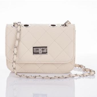 Premium Bag กระเป๋าแฟชั่น กระเป๋าสะพายข้าง รุ่น PB-004 (สีขาว) Premium Bag กระเป๋าแฟชั่น กระเป๋าสะพายข้าง รุ่น PB-004 (สีขาว)