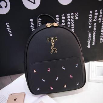 Little Bag กระเป๋าเป้เกาหลี กระเป๋าสะพายหลังผู้หญิง กระเป๋าแฟชั่น backpack women รุ่น LP-150 (สีดำ) Little Bag กระเป๋าเป้เกาหลี กระเป๋าสะพายหลังผู้หญิง กระเป๋าแฟชั่น backpack women รุ่น LP-150 (สีดำ)