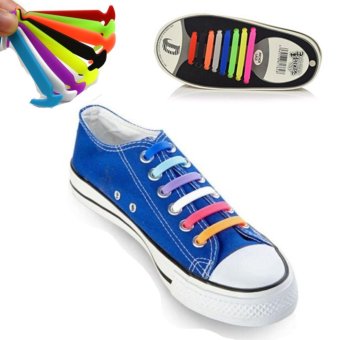 ชุด 16pcs / ( สี multicolor ) แฟชั่น unisex ผู้หญิงผู้ชายแข็งแรงวิ่งไม่มีเชือกรองเท้าผูกยางยืดลูกไม้รองเท้ารองเท้าผ้าใบใส่สายรัดซิลิโคนทั้งหมด - intl ชุด 16pcs / ( สี multicolor ) แฟชั่น unisex ผู้หญิงผู้ชายแข็งแรงวิ่งไม่มีเชือกรองเท้าผูกยางยืดลูกไม้รองเท้ารองเท้าผ้าใบใส่สายรัดซิลิโคนทั้งหมด - intl