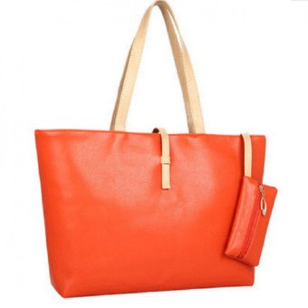 Open กระเป๋าแฟชั่น กระเป๋าสะพายข้าง+กระเป๋าสตางค์ ขอบทอง รุ่น54 (สีส้ม) Open กระเป๋าแฟชั่น กระเป๋าสะพายข้าง+กระเป๋าสตางค์ ขอบทอง รุ่น54 (สีส้ม)