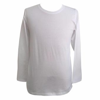 Chahom เสื้อยืดคอกลม แขนยาว สีขาว Chahom เสื้อยืดคอกลม แขนยาว สีขาว