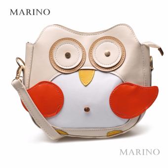 Marino กระเป๋า กระเป๋าสะพาย กระเป๋าสะพายผู้หญิง Chicken รุ่น 0203 - Cream Marino กระเป๋า กระเป๋าสะพาย กระเป๋าสะพายผู้หญิง Chicken รุ่น 0203 - Cream
