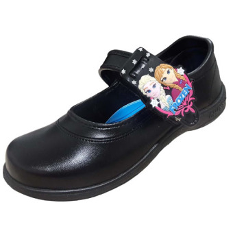 Chappy รองเท้านักเรียนหญิง Frozen เจ้าหญิงเอลซ่า และเจ้าหญิงอันนา แถบแม่เหล็ก-สีดำ Chappy รองเท้านักเรียนหญิง Frozen เจ้าหญิงเอลซ่า และเจ้าหญิงอันนา แถบแม่เหล็ก-สีดำ