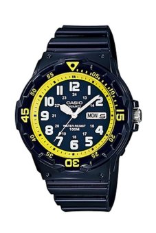 Casio Standard นาฬิกาข้อมือผู้ชาย สีดำ สายเรซิ่น รุ่น MRW-200HC-2B Casio Standard นาฬิกาข้อมือผู้ชาย สีดำ สายเรซิ่น รุ่น MRW-200HC-2B