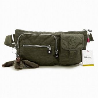 KIPLING SHOP ของแท้เบลเยี่ยมกระเป๋าคาดเอว Kipling Presto Cactus Khaki KIPLING SHOP ของแท้เบลเยี่ยมกระเป๋าคาดเอว Kipling Presto Cactus Khaki