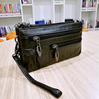 โปรโมชั่นพิเศษ กระเป๋าถือ-สะพายผู้หญิงใบเล็กหนังแท้ใส่เงินใส่บัรตรใส่มือถือรุ่น A500-6(สีดำ) รีวิวพันทิป กระเป๋าถือ-สะพายผู้หญิงใบเล็กหนังแท้ใส่เงินใส่บัรตรใส่มือถือรุ่น A500-6(สีดำ)