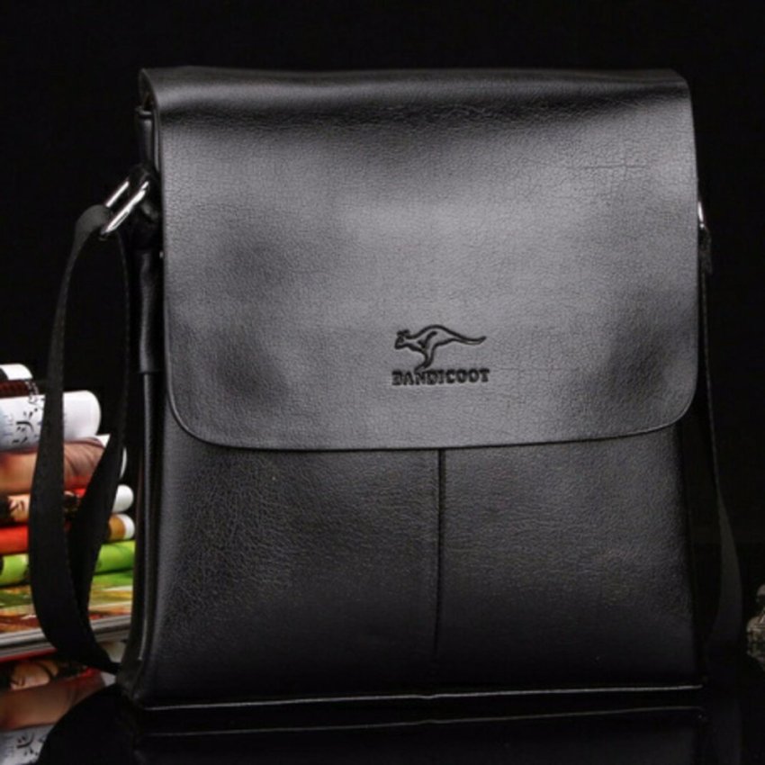 ดูภาพ Leather Linc กระเป๋าสะพายผู้ชายหนังแท้ ไซน์Lรุ่น K505-L(สีดำ) เพิ่มเติม Leather Linc กระเป๋าสะพายผู้ชายหนังแท้ ไซน์Lรุ่น K505-L(สีดำ)
