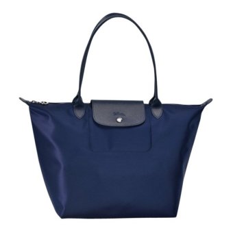 Longchamp Le Pliage Neo Size:M หูยาว - Navy Longchamp Le Pliage Neo Size:M หูยาว - Navy
