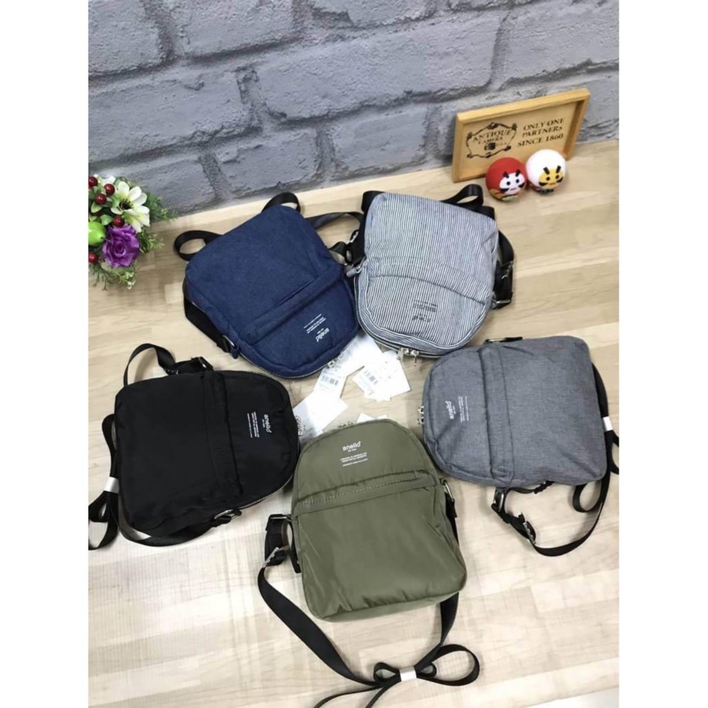 สอนใช้งาน  ปราจีนบุรี New collection !!! Anello Denim& nylon mini shoulder bag