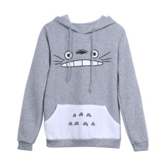 New Fashion Men Women Cartoon Totoro Hoodie Unisex Pullover Sweatshirt (L) New Fashion Men Women Cartoon Totoro Hoodie Unisex Pullover Sweatshirt (L)