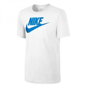 ประเทศไทย Nike เสื้อยืดลำลองผู้ชาย As Nike Tee Futura Icon SKU 696708-102(White/White/Photo)