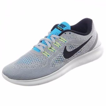 ซื้อ/ขาย Nike รองเท้าวิ่งผู้ชาย Nike Free RN 831508-005 (Grey/Black/Blue Glow/Volt)