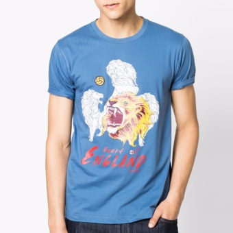 ประเทศไทย OASIS เสื้อยืด T-Shirt คอกลมแฟชั่น รุ่น MTFFF1175-2-ENG สีฟ้า