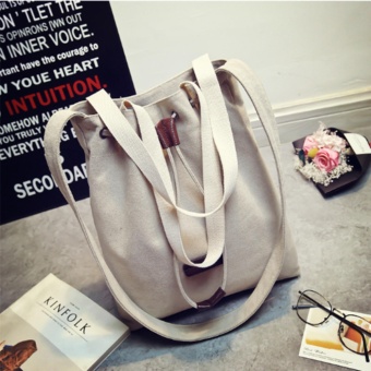 กระเป๋าผ้าสะพายข้าง สไตล์หมอคัง สีเทา (White) กระเป๋าผ้าสะพายข้าง สไตล์หมอคัง สีเทา (White)