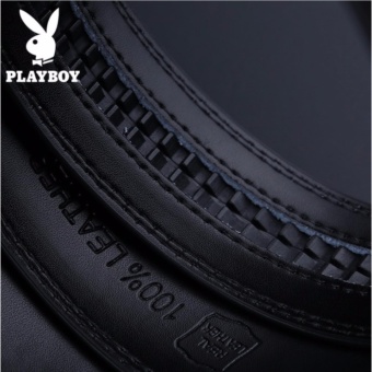 Playboy Genuine Belt Male Leather Automatic Buckle Youth BusinessKorean Pants Middle-aged Cowboy Belt July 2018 - 3 Playboy genuine belt male leather automatic buckle youth businessKorean pants middle-aged cowboy belt - 3