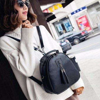 เปรียบเทียบราคา Porra Bag กระเป๋าสะพายหลัง ผู้หญิง กระเป๋าเป้เกาหลี กระเป๋าแฟชั่นรุ่น PP-146 (สีดำ) ขอเสนอ Porra Bag กระเป๋าสะพายหลัง ผู้หญิง กระเป๋าเป้เกาหลี กระเป๋าแฟชั่นรุ่น PP-146 (สีดำ)