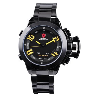 ราคา Shark นาฬิกาข้อมือผู้ชาย สายสแตนเลส รุ่น SK-SB53 - สีดำ/เหลือง