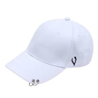 แหวนแฟชั่นฮิปฮอปสวมหมวกเบสบอล Strapback Snapback ฝาโค้ง แหวนแฟชั่นฮิปฮอปสวมหมวกเบสบอล Strapback Snapback ฝาโค้ง