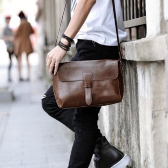 Tokyo Boy กระเป๋าสะพายข้าง รุ่น NE504 (สีน้ำตาล) Tokyo Boy กระเป๋าสะพายข้าง รุ่น NE504 (สีน้ำตาล)