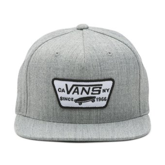 Vans หมวก FULL PATCH SNAPBACK HEATHER GREY Vans หมวก FULL PATCH SNAPBACK HEATHER GREY