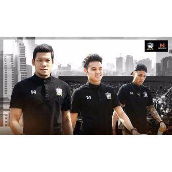 เสื้อแข่งทีมชาติไทย Warrixคอตัง สีดำ June 2018 - 2 เสื้อแข่งทีมชาติไทย Warrixคอตัง สีดำ - 2