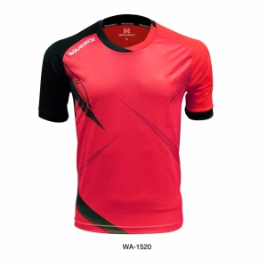 ภาพหน้าปกสินค้าWARRIX SPORT เสื้อฟุตบอลพิมพ์ลาย WA-1520  ( สีแดง-ดำ ) ที่เกี่ยวข้อง