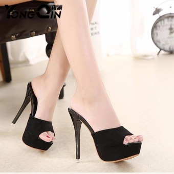 YONGQIN New Women Shoes 2017 Summer Sandals High Heels PlatformSexy Slippers Women Flip-flops Shoes June 2018 - 3 YONGQIN New Women Shoes 2017 Summer Sandals High Heels PlatformSexy Slippers Women Flip-flops Shoes - 3