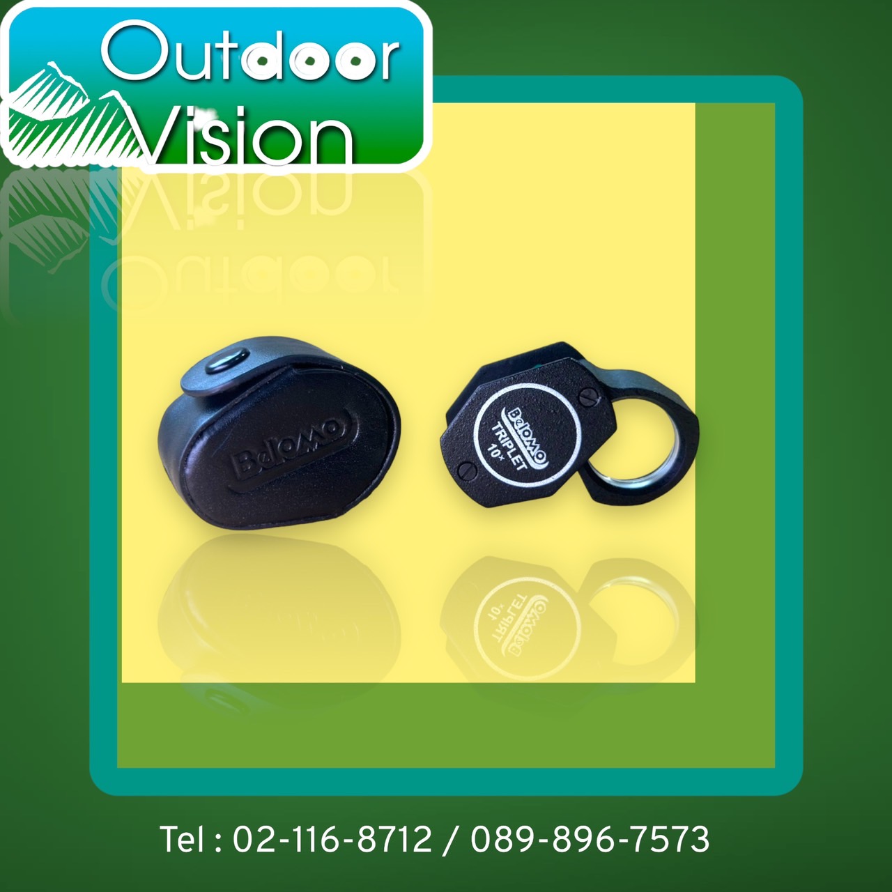 Belomo กล้องส่องพระ รุ่น Belomo 10X Black อัตราขยาย 10 เท่า หน้าเลนส์ 20mm. พร้อมซองหนัง ราคา 1,600 บาท*ส่งฟรี