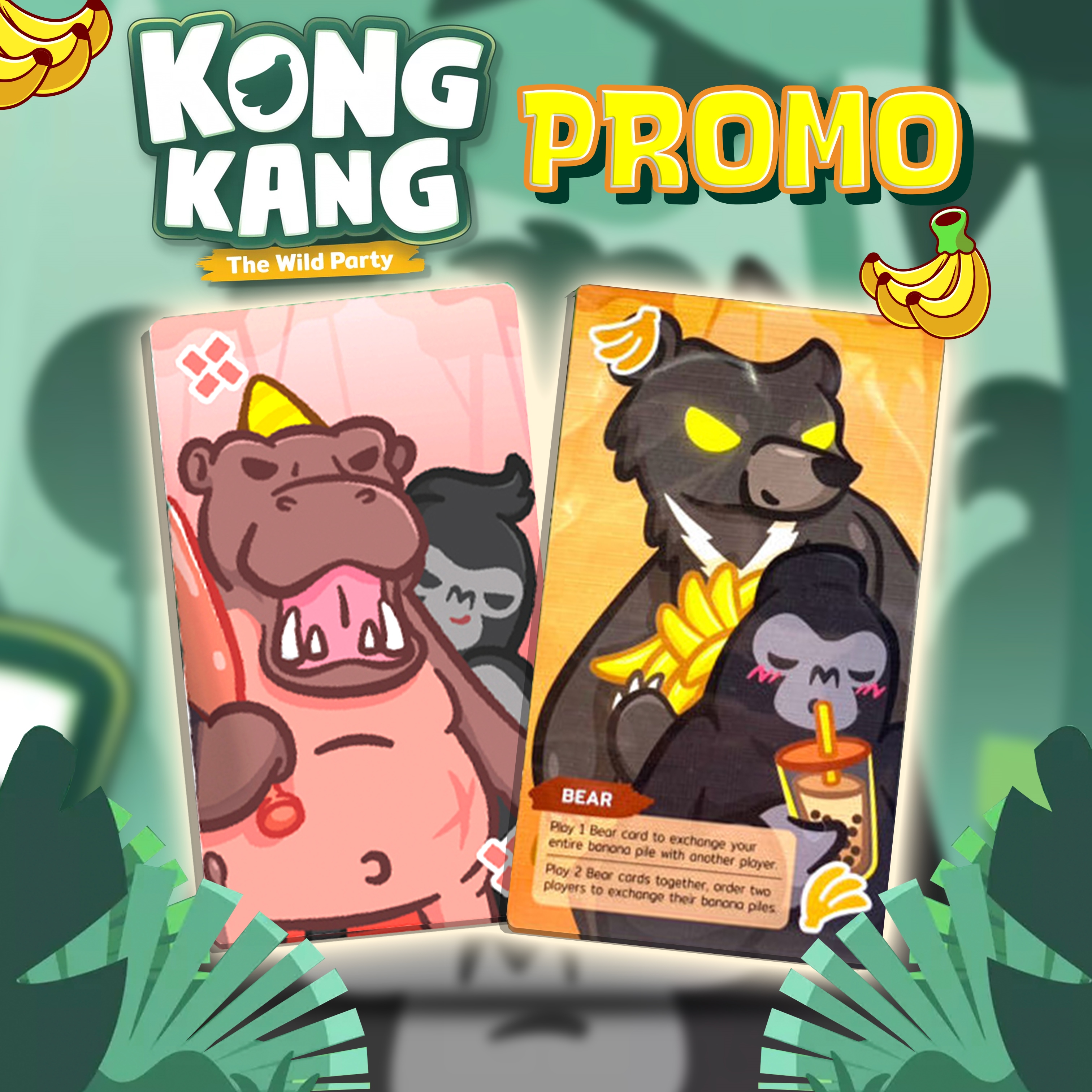[สินค้าใหม่] KONG KANG คองแคง Promo โปรโมฮิปโป / โปรโมชานมไข่มุก ภาษาไทย [บอร์ดเกม Boardgame] ราคา 99 บาท*ส่งฟรี