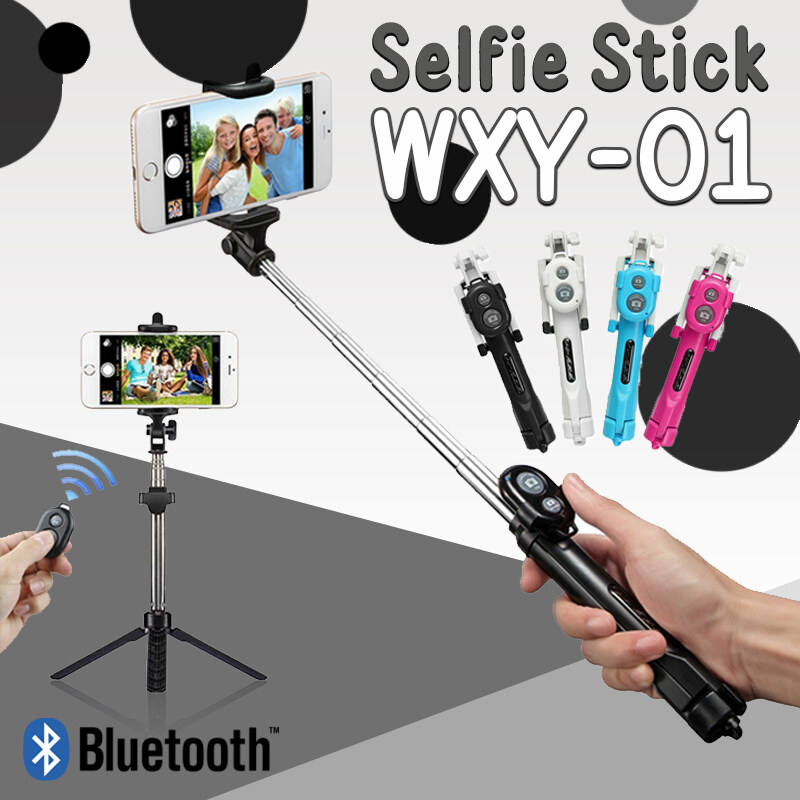 New Extendable Selfie Stick Tripod Remote Bluetooth Shutter
