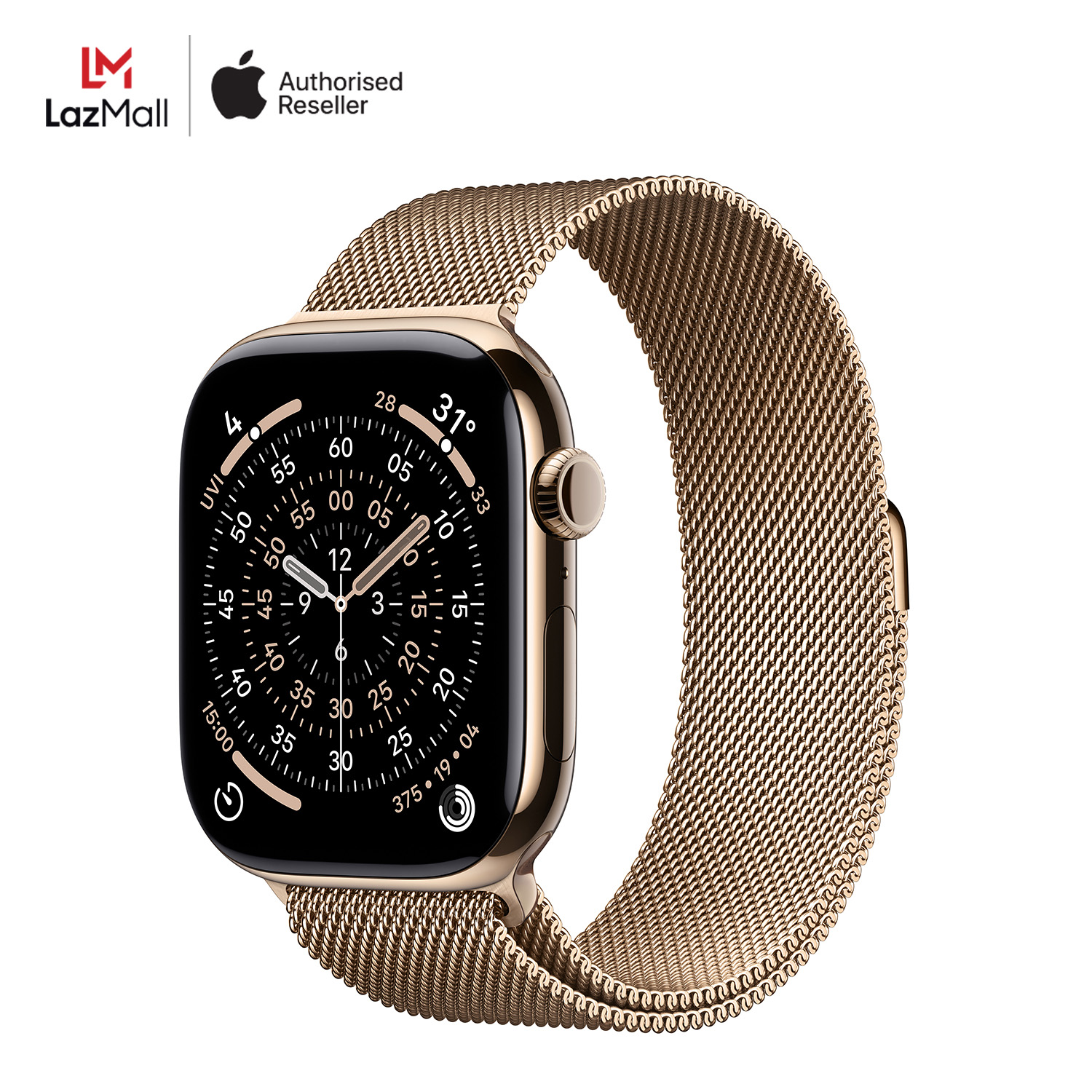 Apple Watch Series 11 GPS + Cellular 42mm,46mm Titanium Case with Milanese Loop ราคา 23,990 บาท*ส่งฟรี