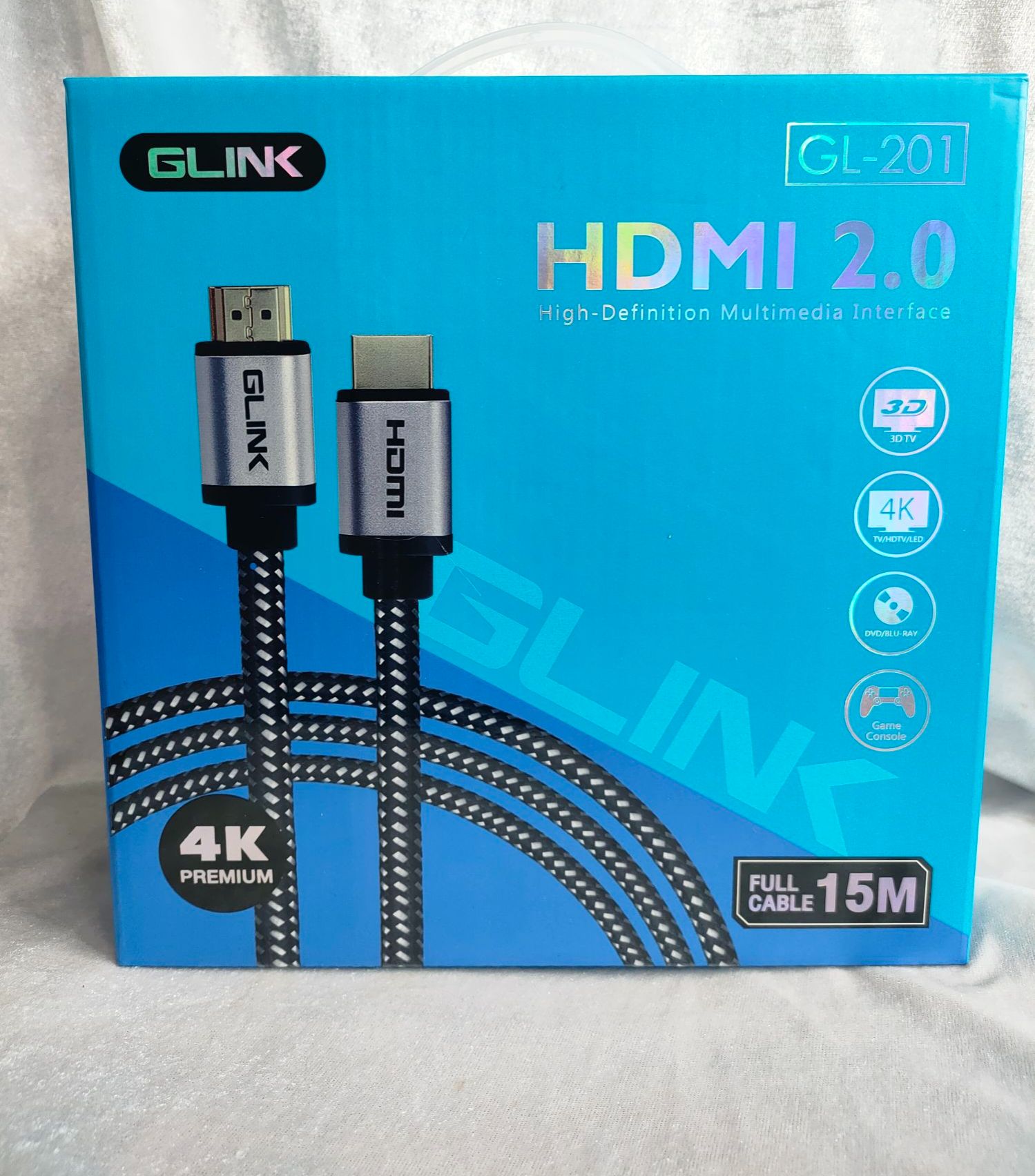 สาย HDMI ยาว 15 เมตร 4k v.2.0 ภาพชัดรับประกันคุณภาพแน่นอนค่ะ สายถักอย่างดี ราคา 499 บาท*ส่งฟรี