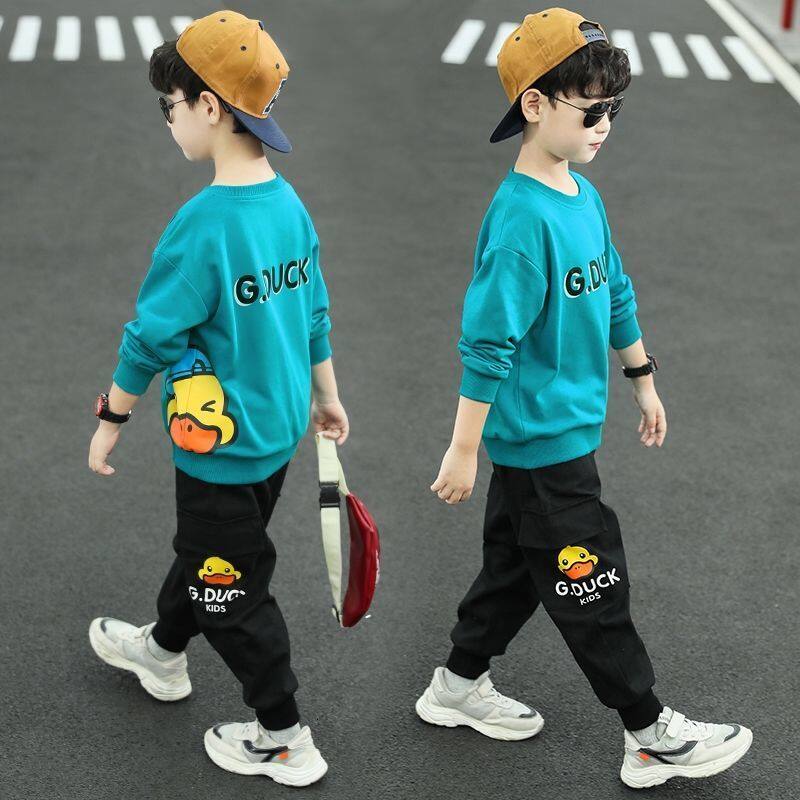 OECE ชุดสงกานต์เด็ก ชุดฤดูใบไม้ผลิและฤดูใบไม้ร่วง 2020 ใหม่เด็กหนุ่มหล่อกีฬาสองชุดของเด็กเสื้อผ้าเด็กต่างประเทศเด็กแฟชั่น ราคา 331 บาท*ส่งฟรี