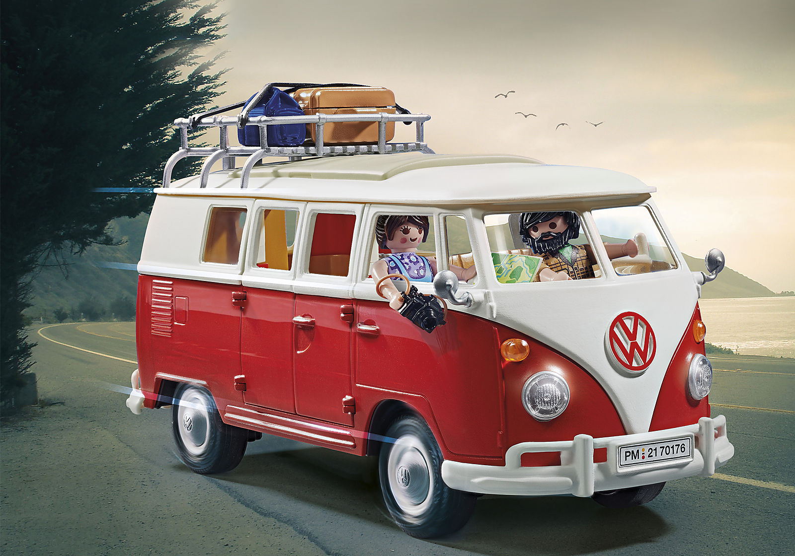 ของเล่นและโมเดลสะสม Playmobil 70176 Volkswagen T1 Camping Bus โฟล์คสวาเกน รถบัสตั้งแคมป์ T1