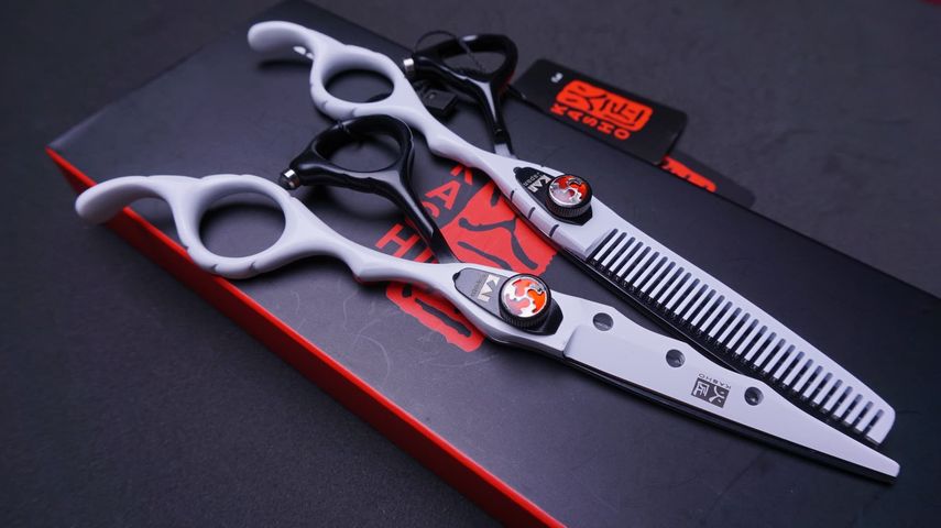 6.0kasho scissors กรรไกรตัดผมคาสโซ่ขนาด6.0