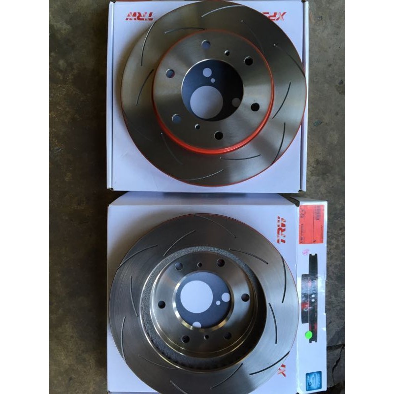 จานเบรคหน้าtrw xps honda jazz city freed ge gk ปี2008-2021 ราคาต่อคู่ ใส่ได้เลย ไม่ต้องแปลง ราคา 3,590 บาท*ส่งฟรี