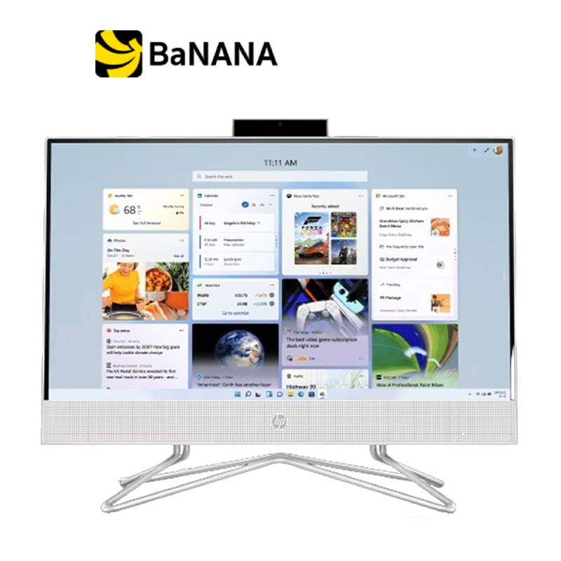HP DESKTOP AIO 22-DD0004D Snow White by Banana IT ราคา 15,990 บาท*ส่งฟรี