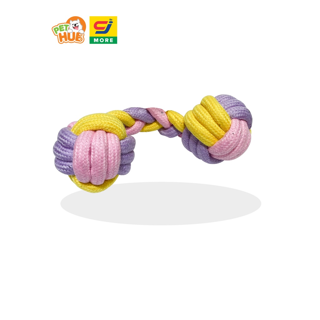 PET HUB ของเล่นสัตว์เลี้ยง เชือกถักสำหรับกัดเล่น ราคา 49 บาท*ส่งฟรี