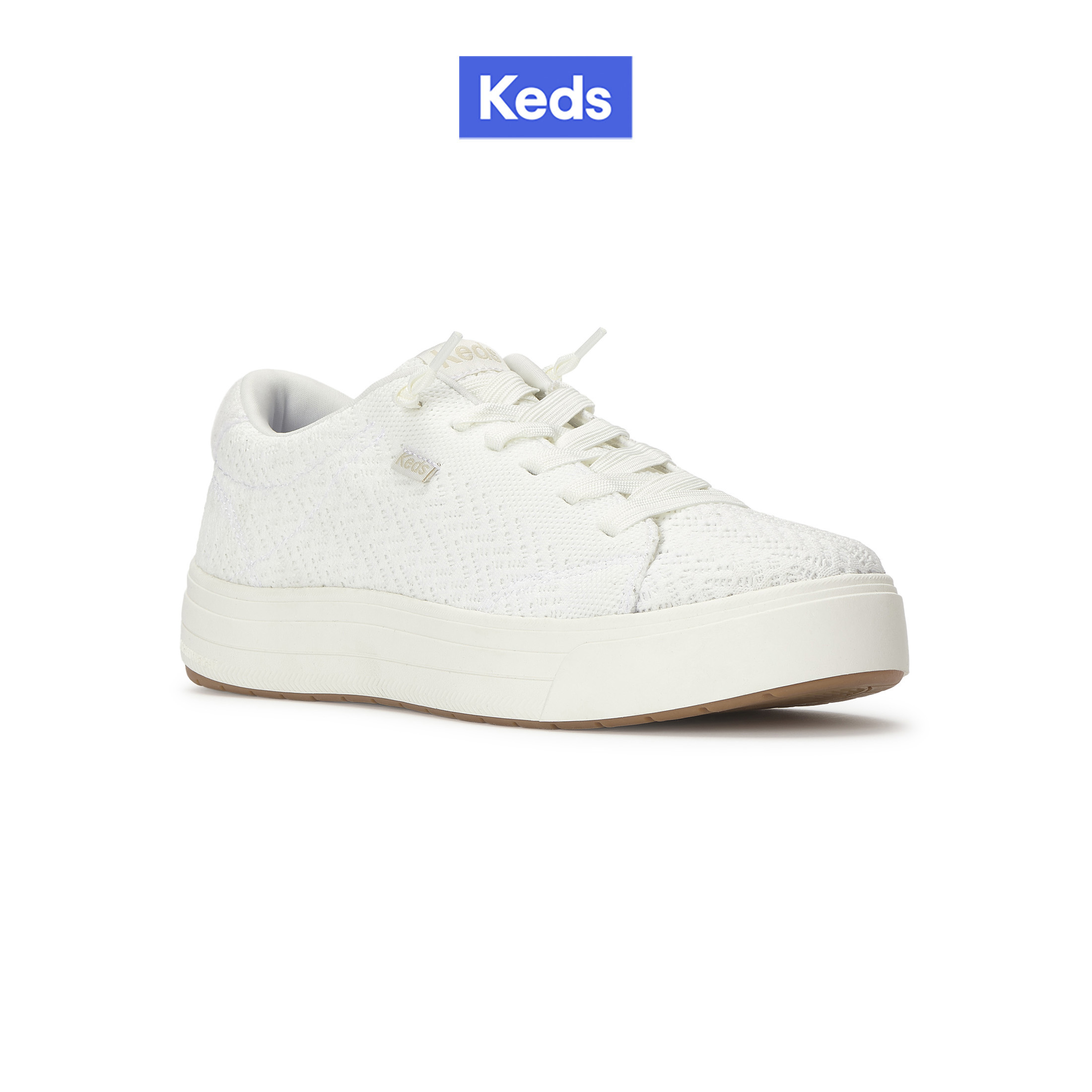 Keds Slip-On Sneakers, Model Park Eng Knit Slip In, White (Wf68994) ราคา 3,250 บาท*ส่งฟรี
