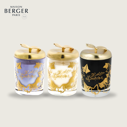 Maison Berger Paris, Lolita Lempicka Scented Candle 240g, เทียนหอมฝรั่งเศส บ้านหอม น้ำหอมฝรั่งเศส เทียนนำเข้า ดับกลิ่น ราคา 3,270 บาท*ส่งฟรี