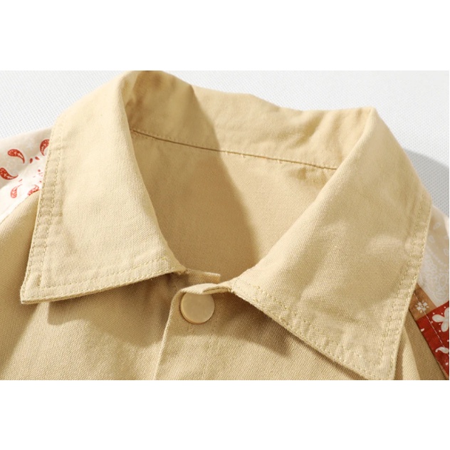 Autumn men's new splicing jacket lapel jacket casual thin jacket personality trend jacket ราคา  1,686 บาท*ส่งฟรี