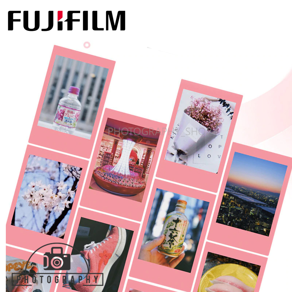 ภาพที่ให้รายละเอียดเกี่ยวกับ FILM FUJI INSTAX MINI PINK LEMONADE ฟิล์มโพลารอยด์