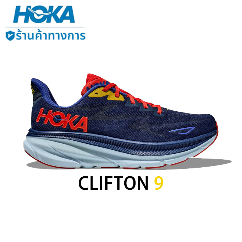 HOKA ONE ONE CLIFTON 9 （รุ่นอัพเกรด）แฟชั่น รองเท้าผ้าใบลำลอง ราคา 3,689 บาท*ส่งฟรี