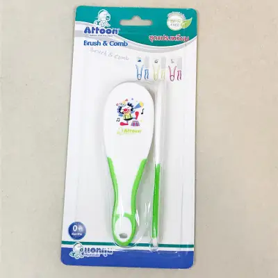 ATTOON Baby Brush and Comb Set (Hair Comb & Brush) / 1 Set (2)