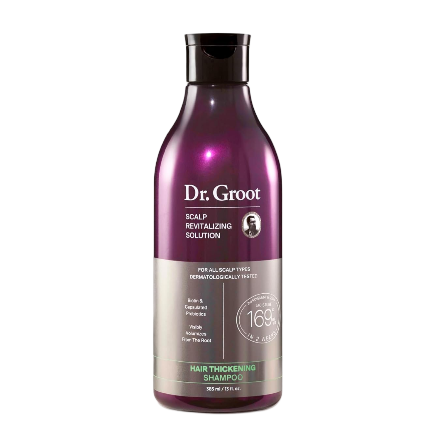 Dr.Groot Scalp Restoration Shampoo - Helps Make Hair Thicker, Stronger Hair, and Less Prone to Falling Out. Volume-Enhancing Formula Suitable for Thin Hair, Fine Hair, and All Types of Scalp Conditions. Tested by Dermatologists. ราคา 459 บาท*ส่งฟรี