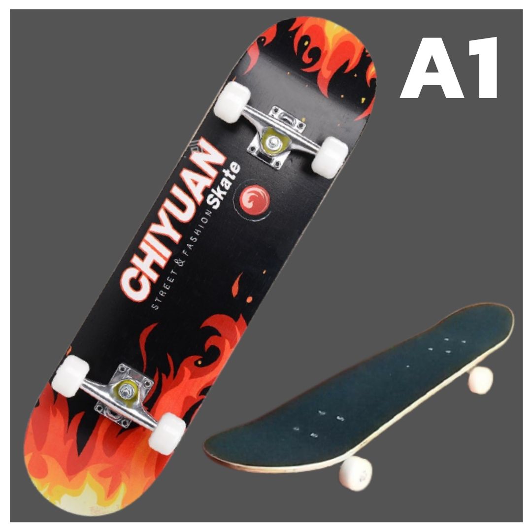 skateboard สำหรับเด็ก เเละ ผู้ใหญ่ แฟชั่นสเก็ตบอร์ด สเก็ตบอร์ด สำหรับผู้เริ่มเล่น รับน้ำหนักได้ 150Kgs สเก๊ตบอร์ด BY AT SHOPPING