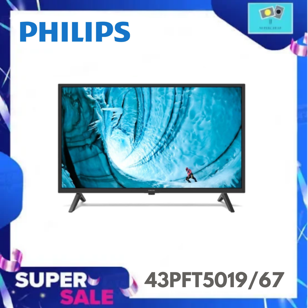 Philips Led Tv 43 Inches (Full Hd, Digital) Model 43Pft5019/67 ราคา 5,990 บาท*ส่งฟรี