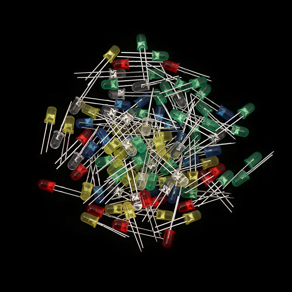 Pcs 5mm New Hot Practical DIY 2 PIN Led Lamp Beads Assorted Kit 5mm LED Light