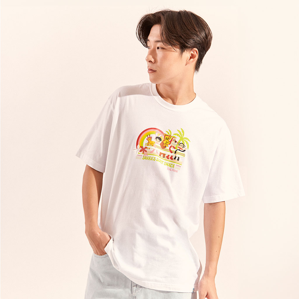 PAUL FRANK เสื้อยืดผู้ชาย SHAKA'S SURF SHACK SS TEE ราคา 646 บาท*ส่งฟรี