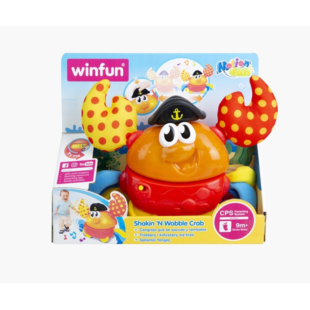 Shakin 'N' Wobble Crab ของเล่น ปูเดินไต่ไปมาได้ ราคา 1,116 บาท*ส่งฟรี